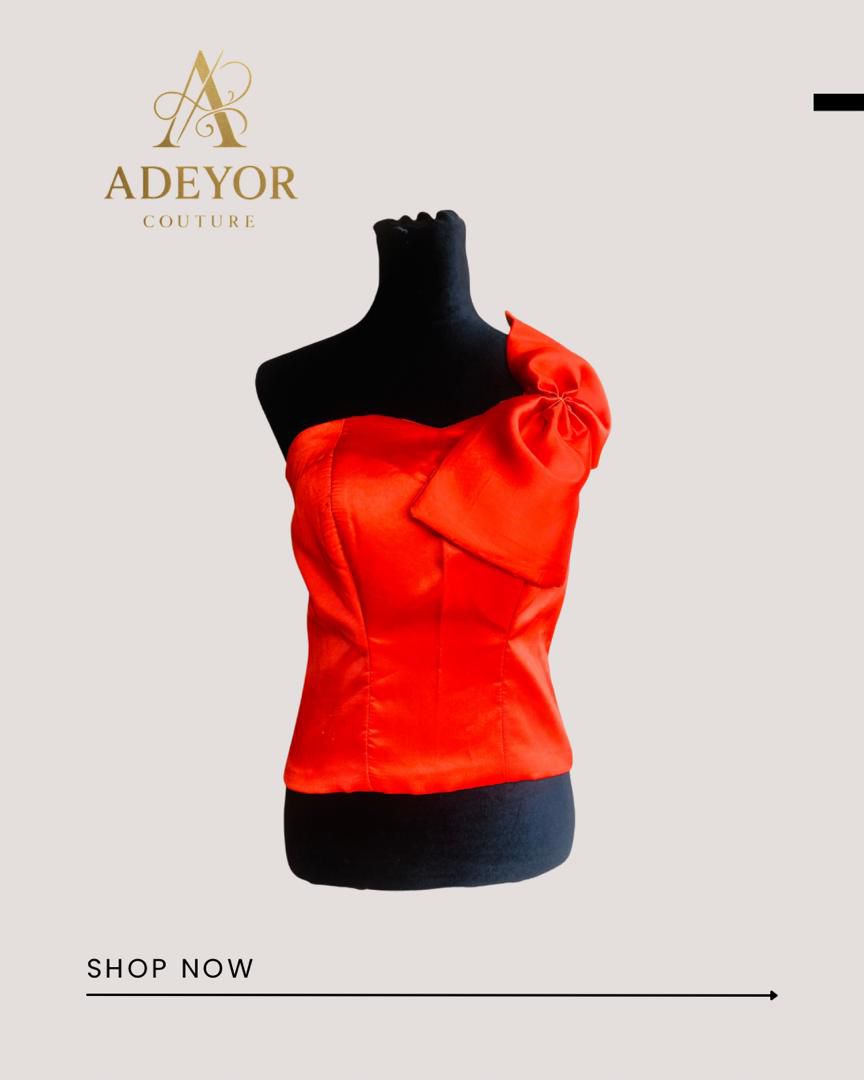 Scarlet Bow Corset Top